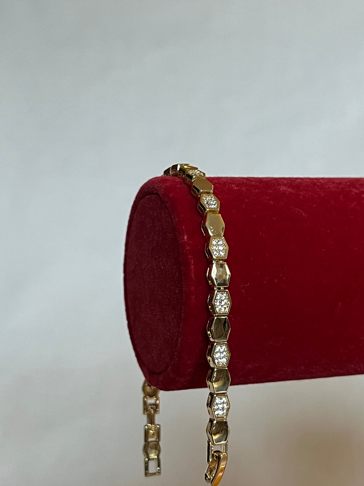 Hexagon Link Bracelet