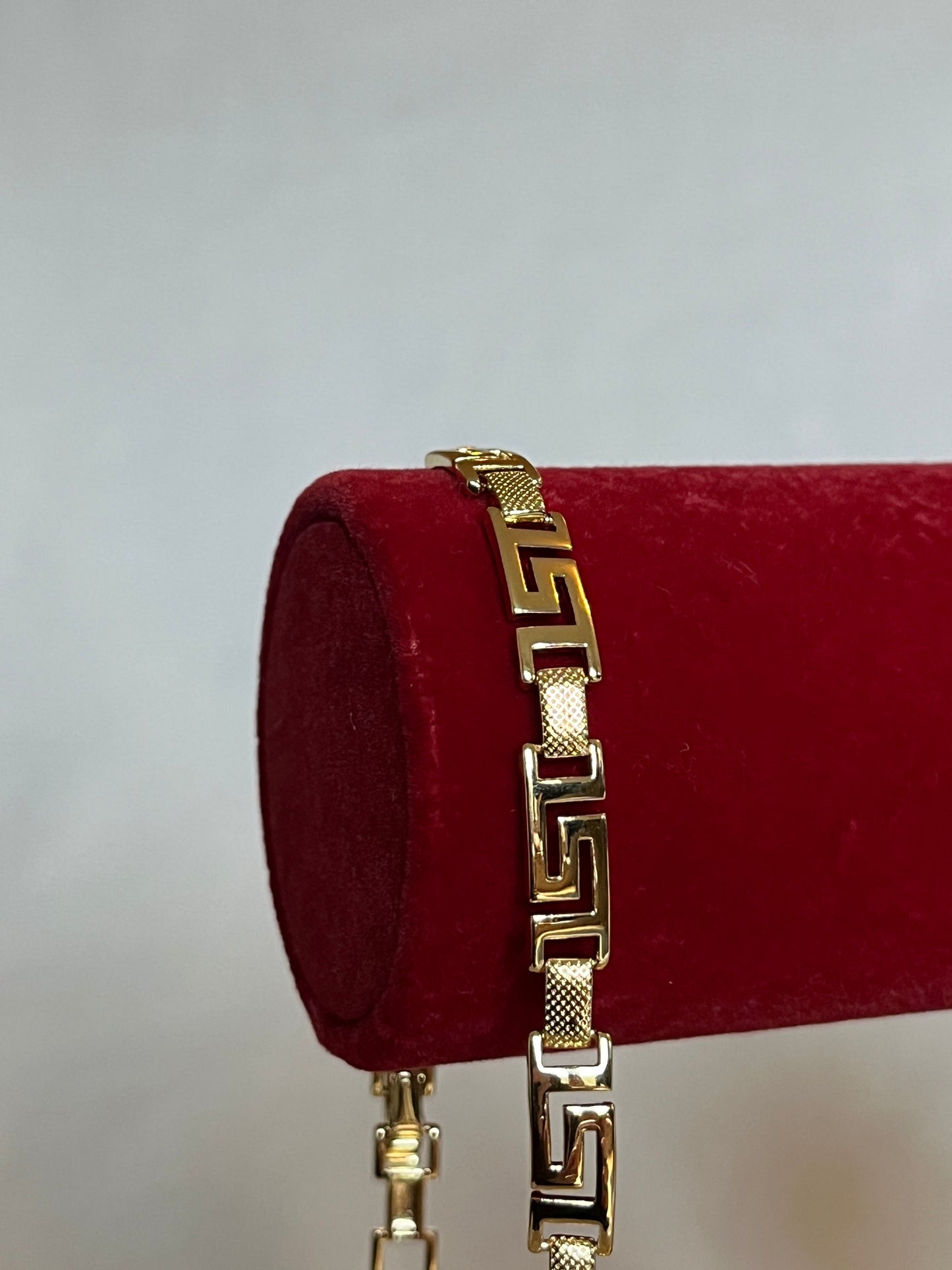 Greek Key Link Bracelet