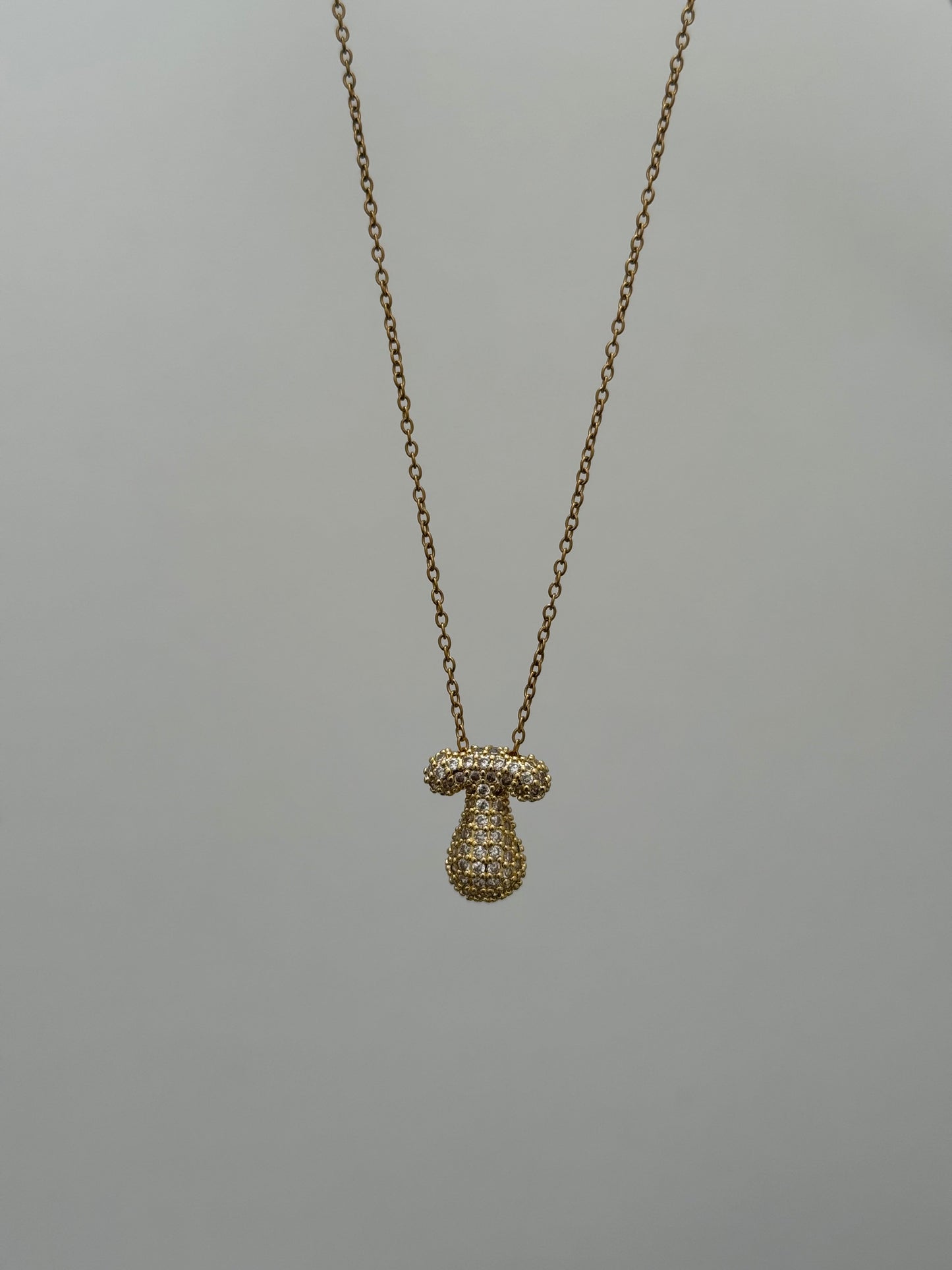Bubble Sparkle T Necklace