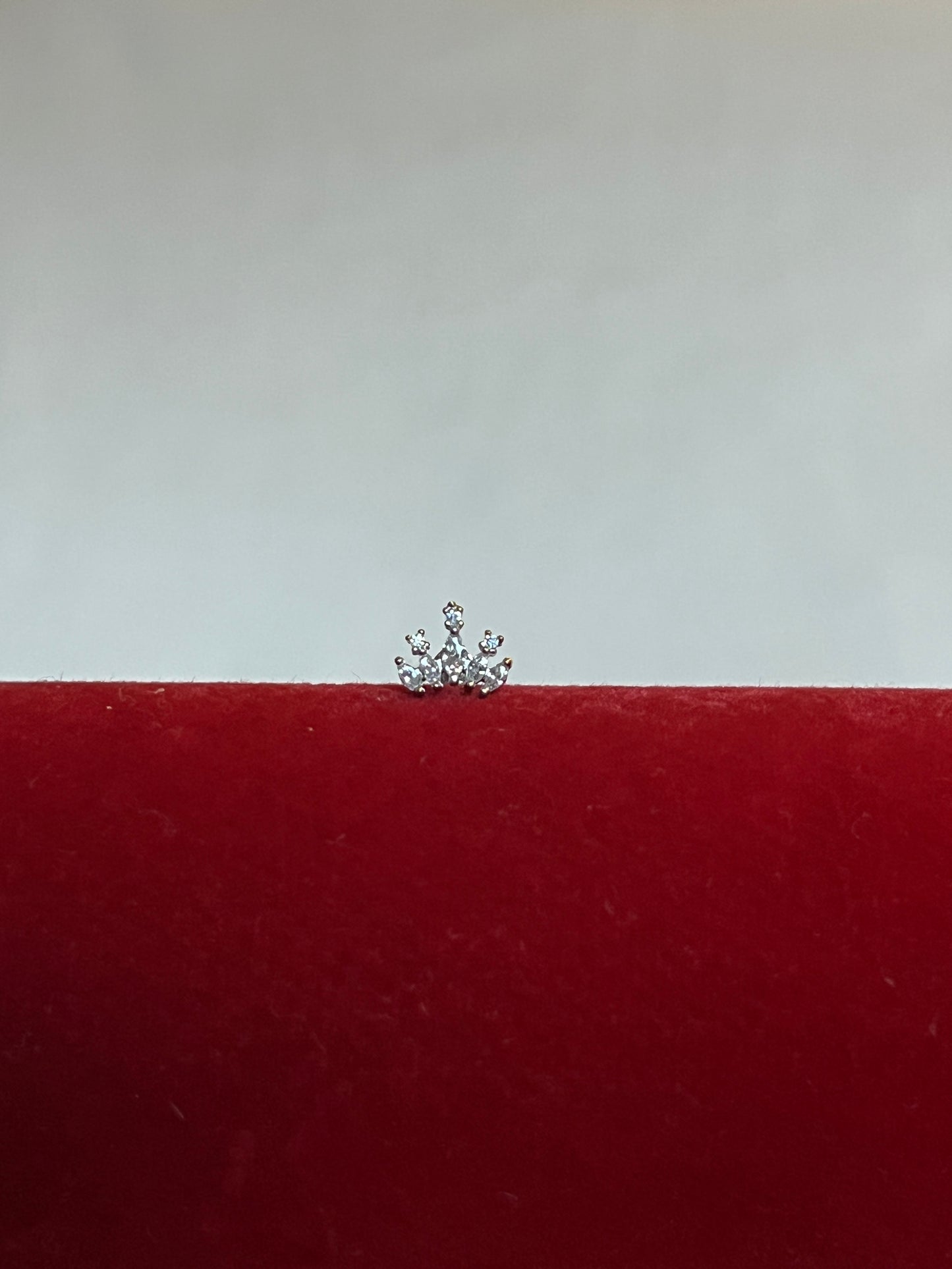 Silver Crown Piercing