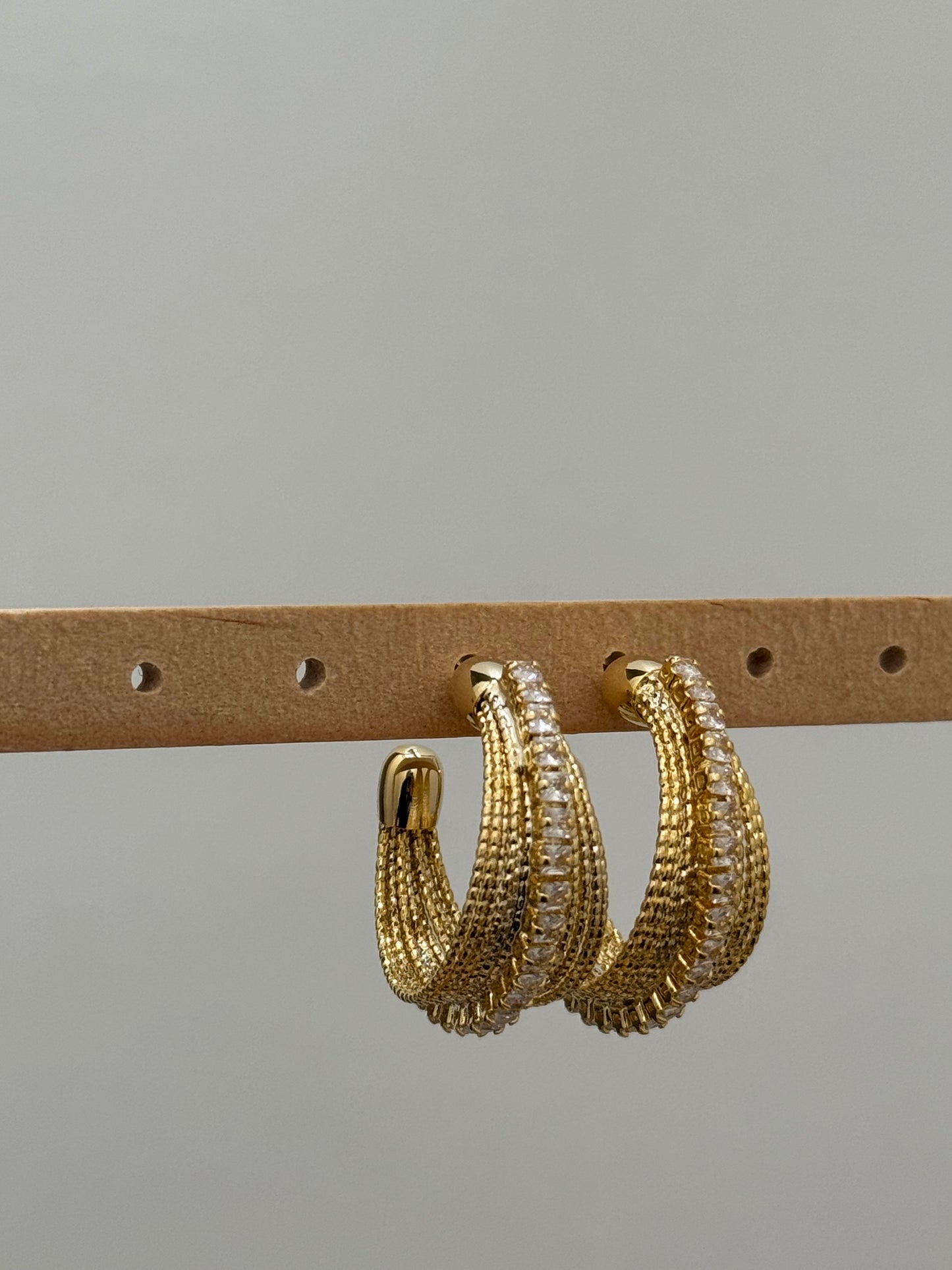 Golden Weave Earring