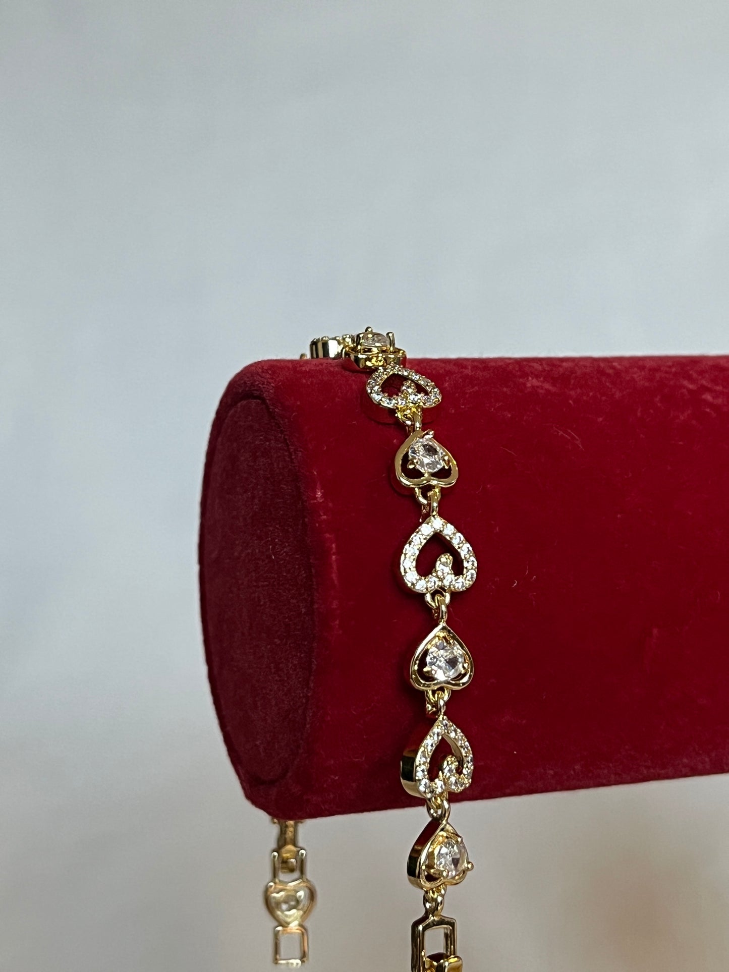 Linked Hearts Bracelet