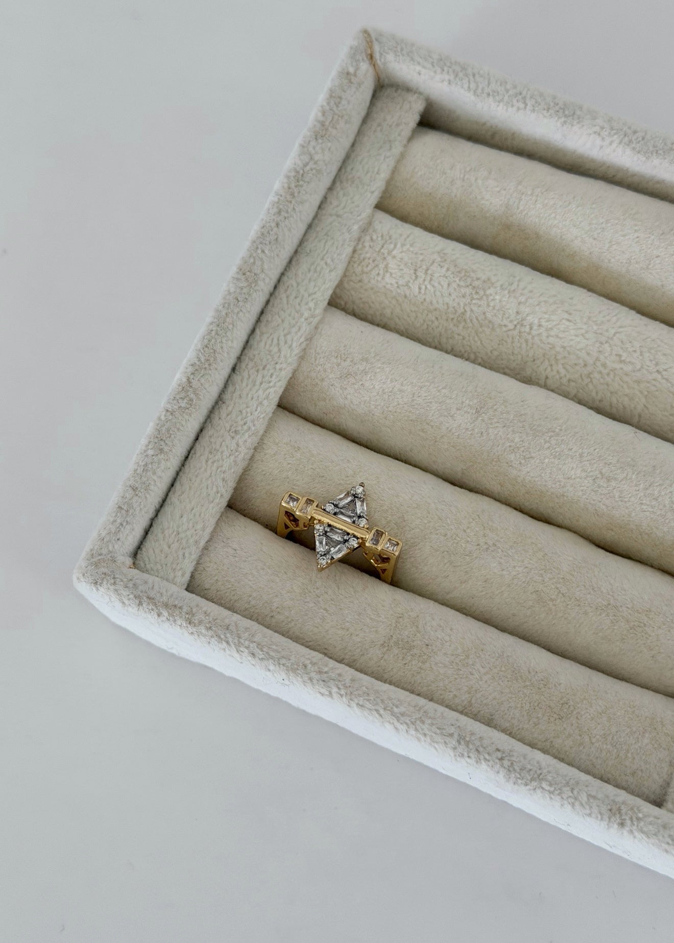 Twin Triangle Ring