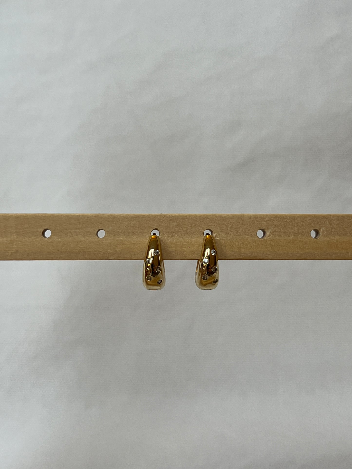 Bold Dot Hoop Earrings