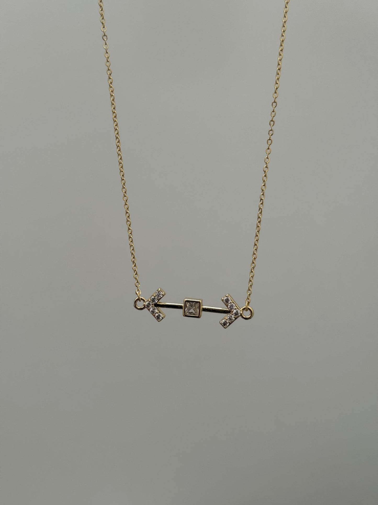 Twin Arrow Necklace