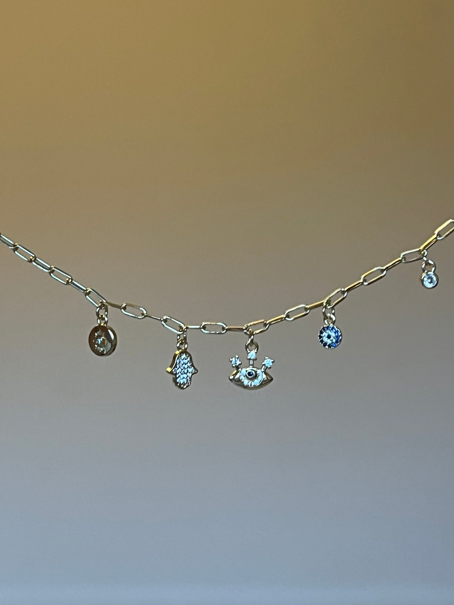 Evin Eye Bracelet With Lucky Charms