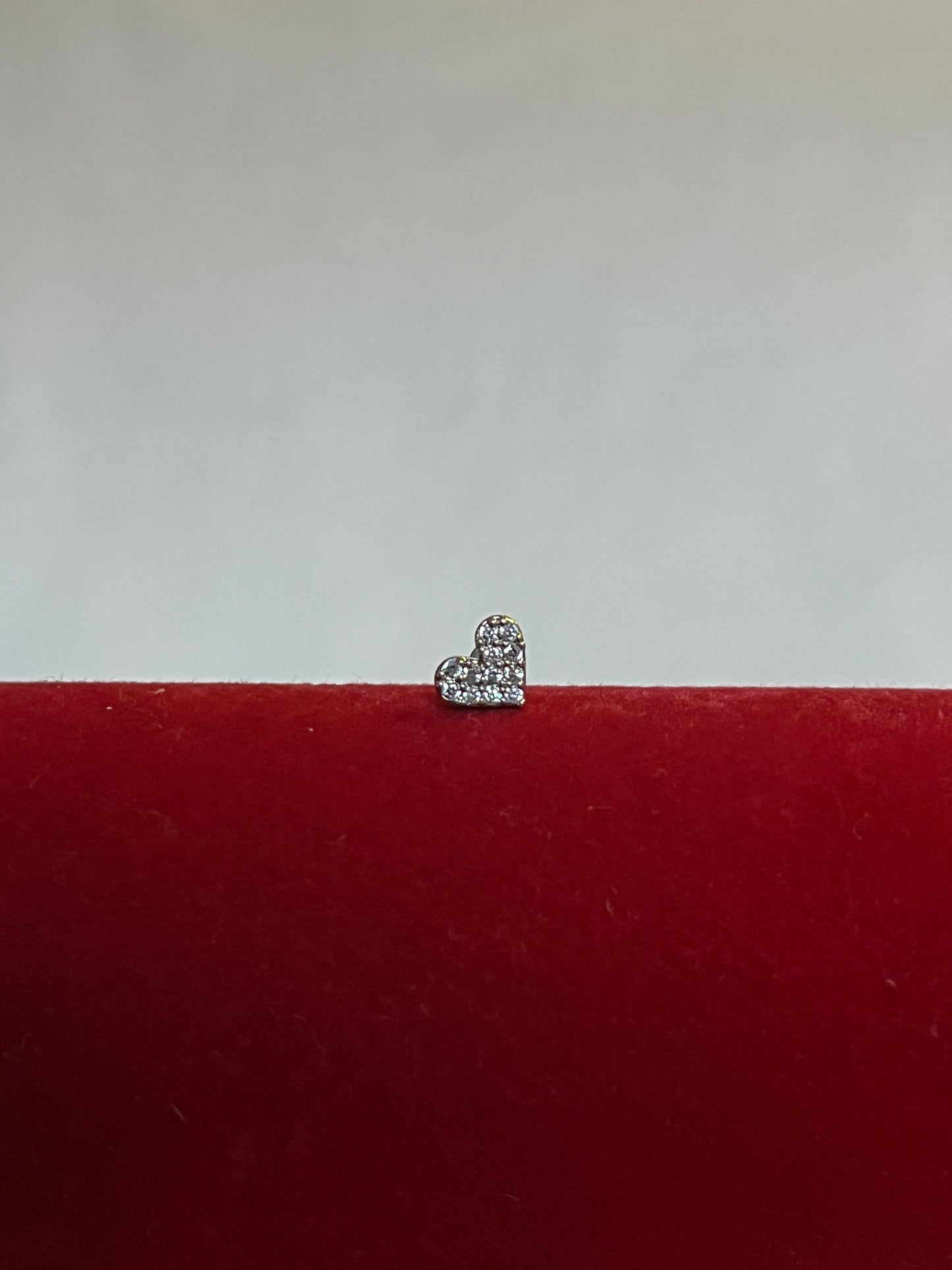 Silver Heart Piercing