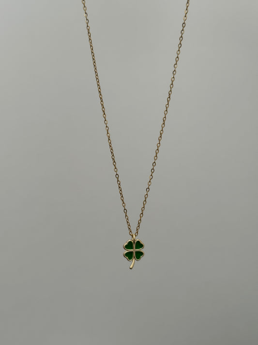 Green Clover Neklace