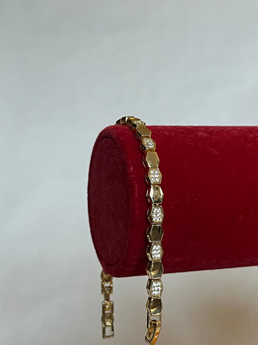 Hexagon Link Bracelet