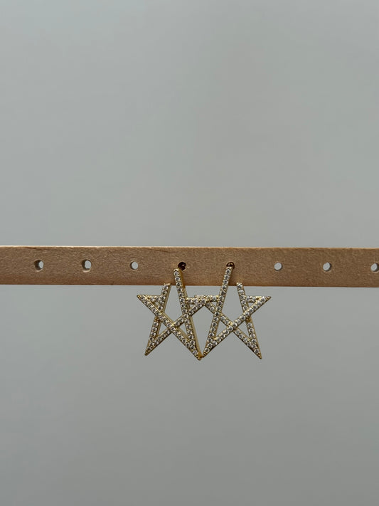 Crystal Star Earring