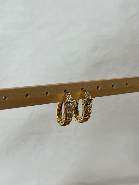 Snake With Spark Earring