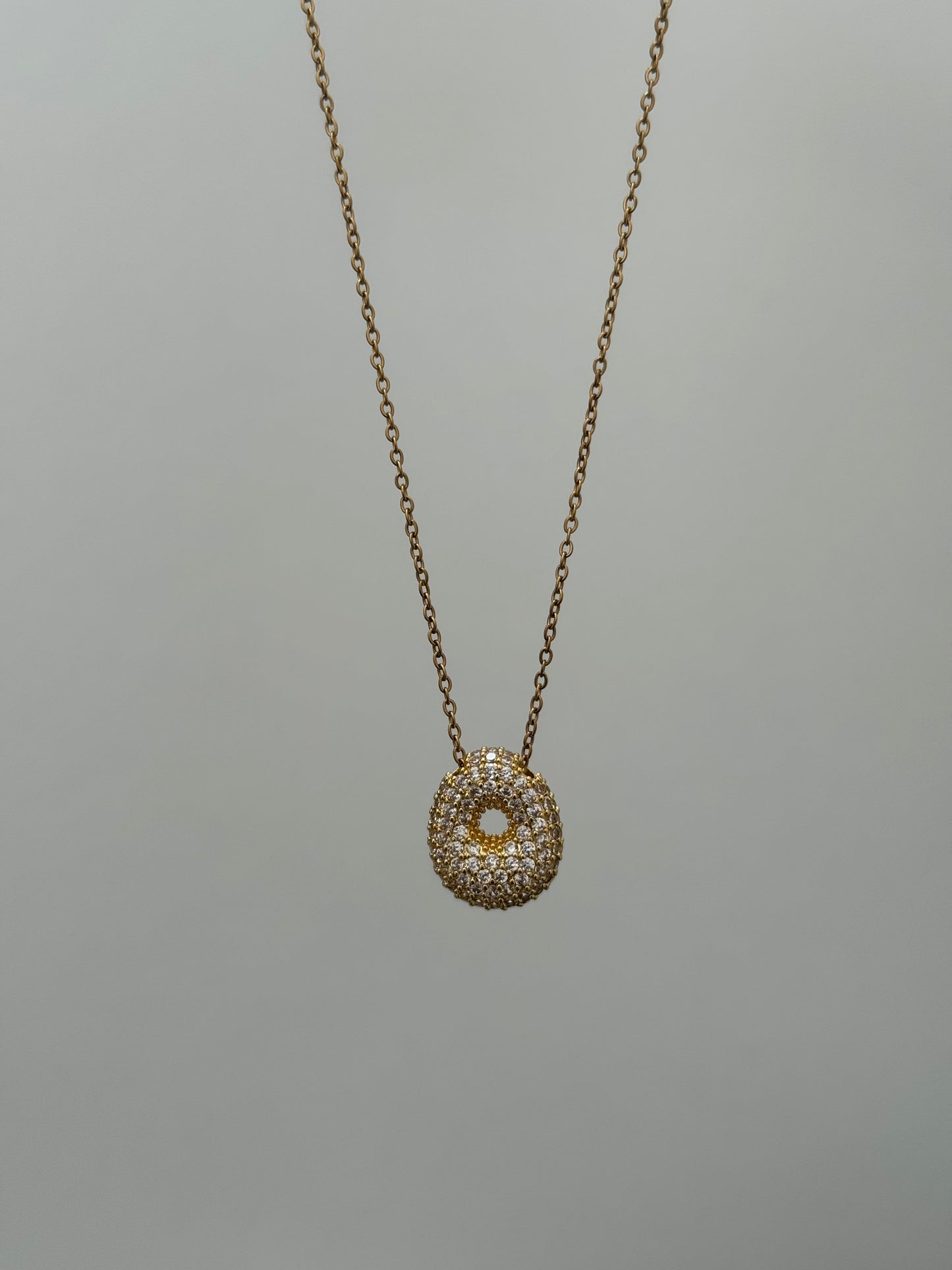 Bubble Sparkle O Necklace