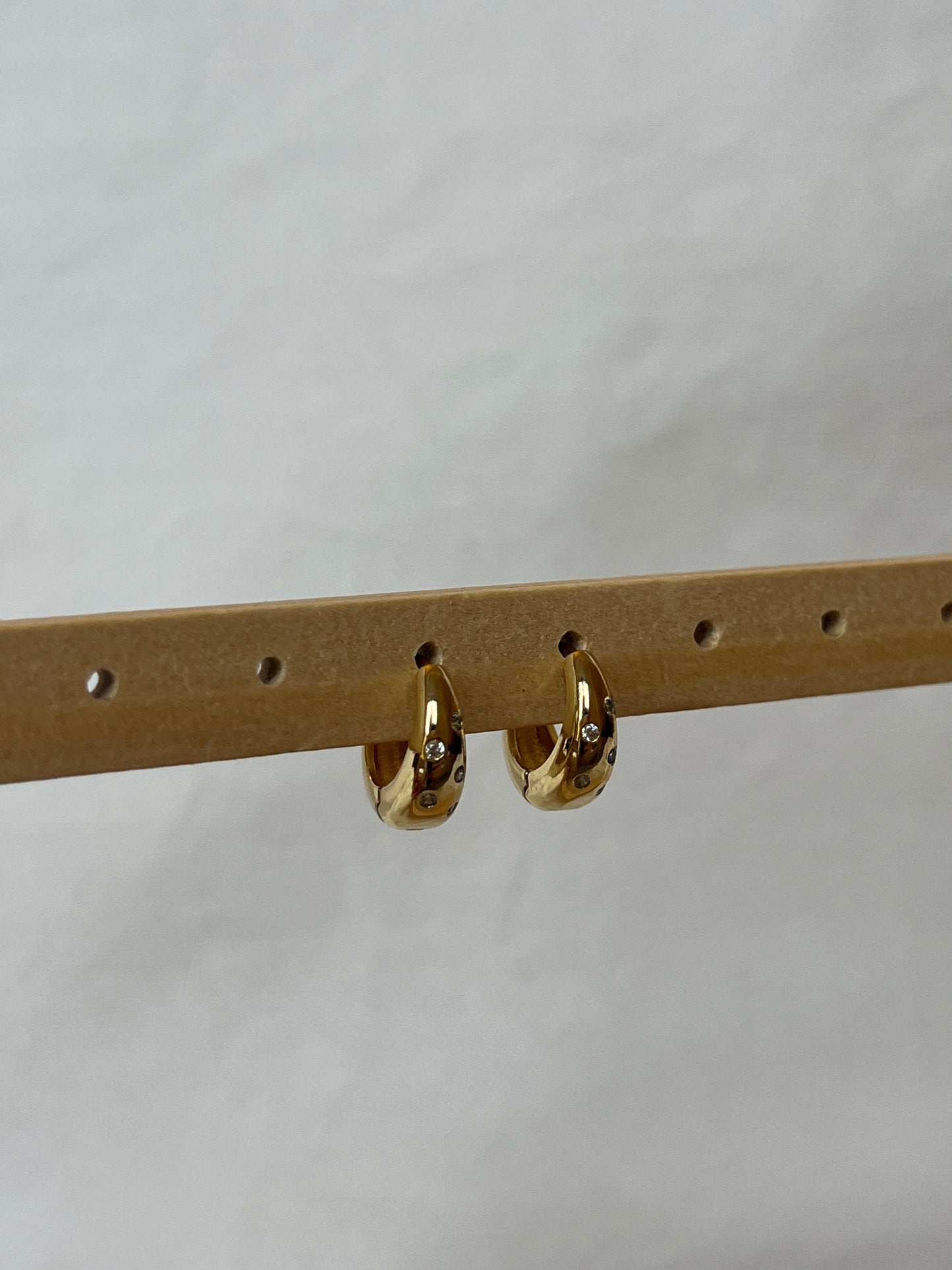 Bold Dot Hoop Earrings