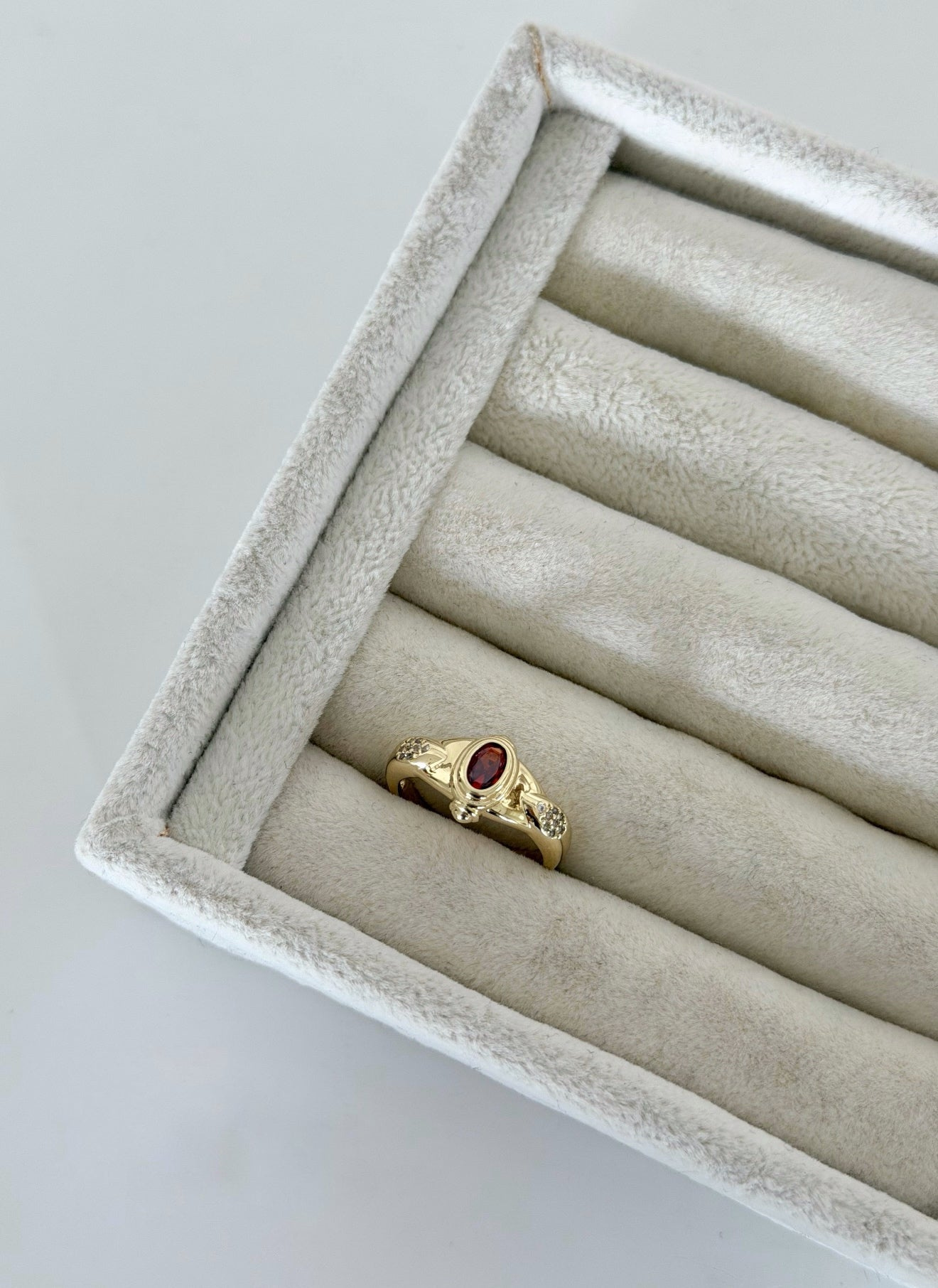 Scarlet Stone Ring