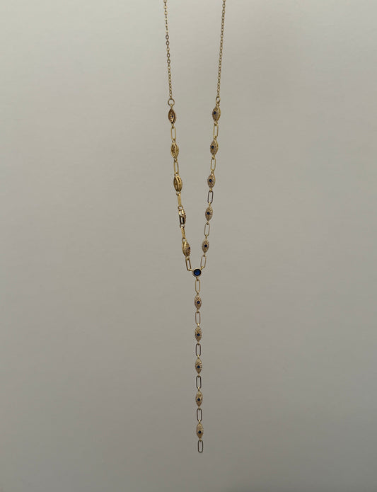 Evil Eye Link Necklace