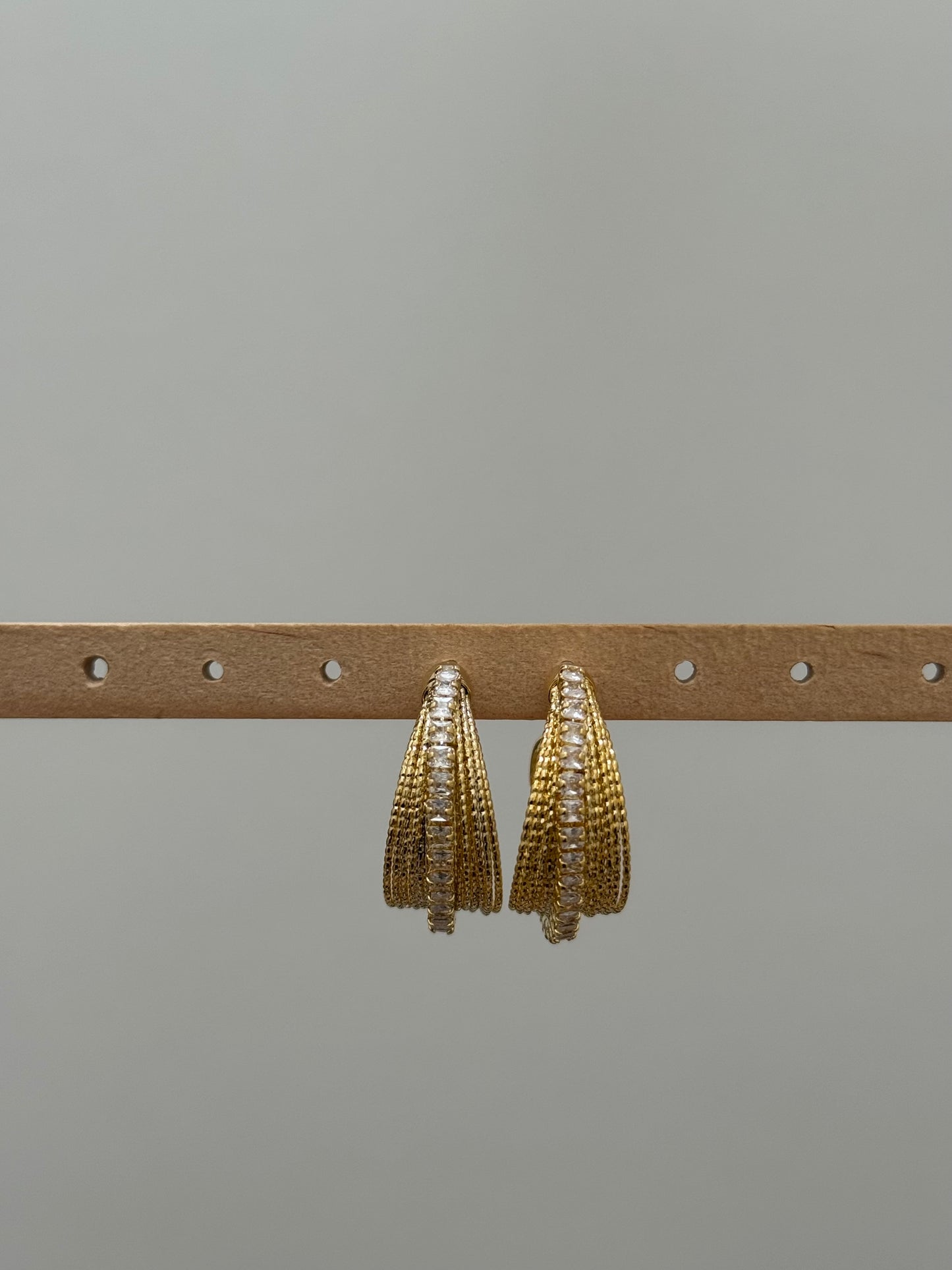 Golden Weave Earring
