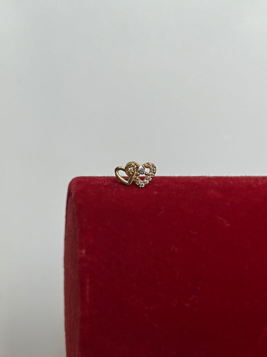 Double Heart Piercing