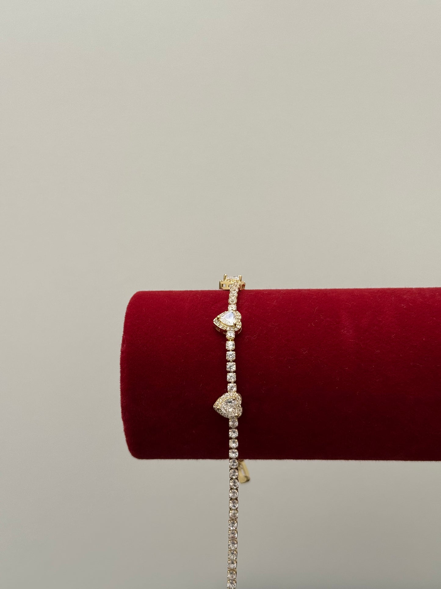 Diamond Heart Bracelet
