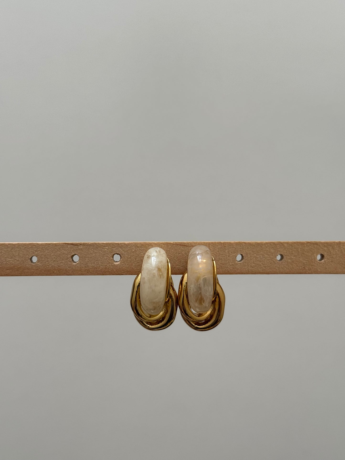 Ivory Loop Earring