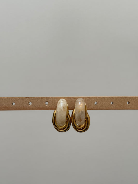 Ivory Loop Earring