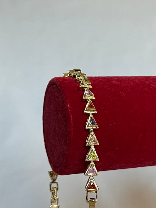 Triangle Link Steel Bracelet