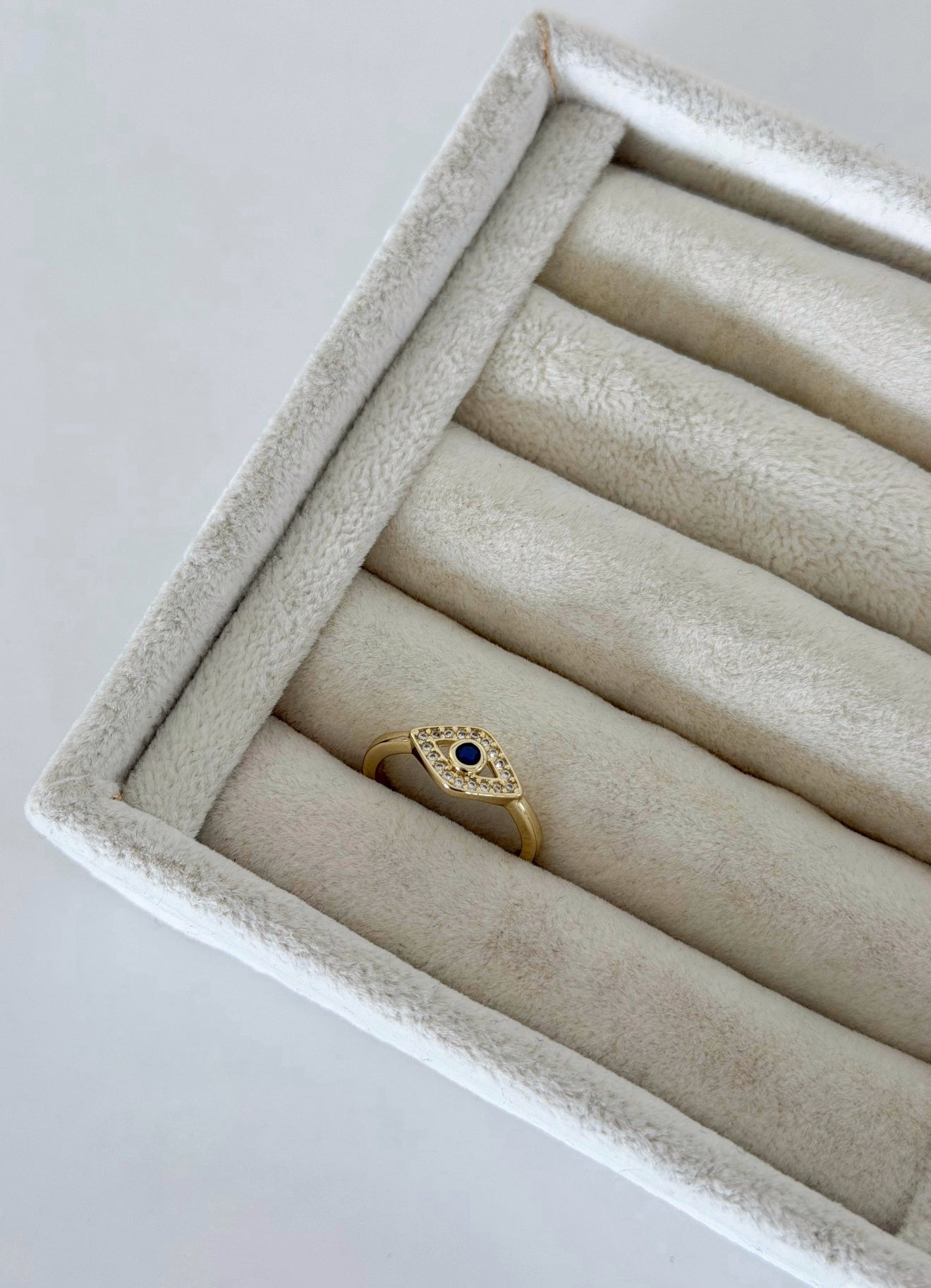 Evil Eye Halo Ring