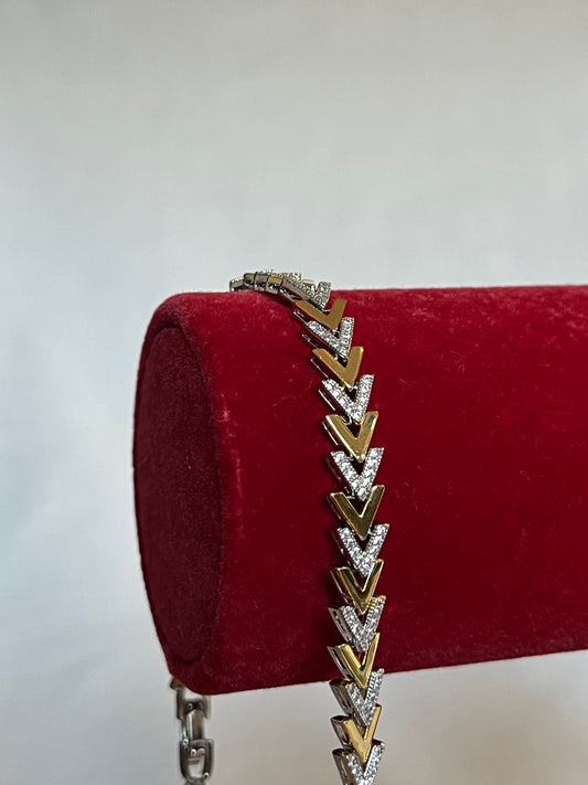 Chevron Steel Bracelet