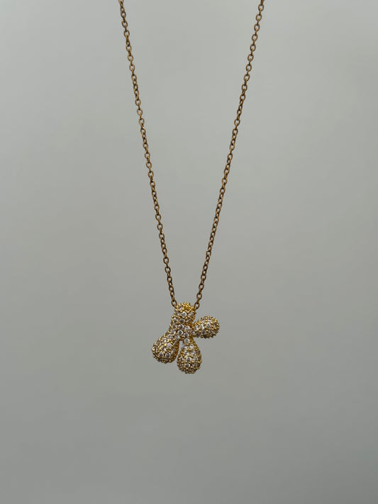 Bubble Sparkle K Necklace