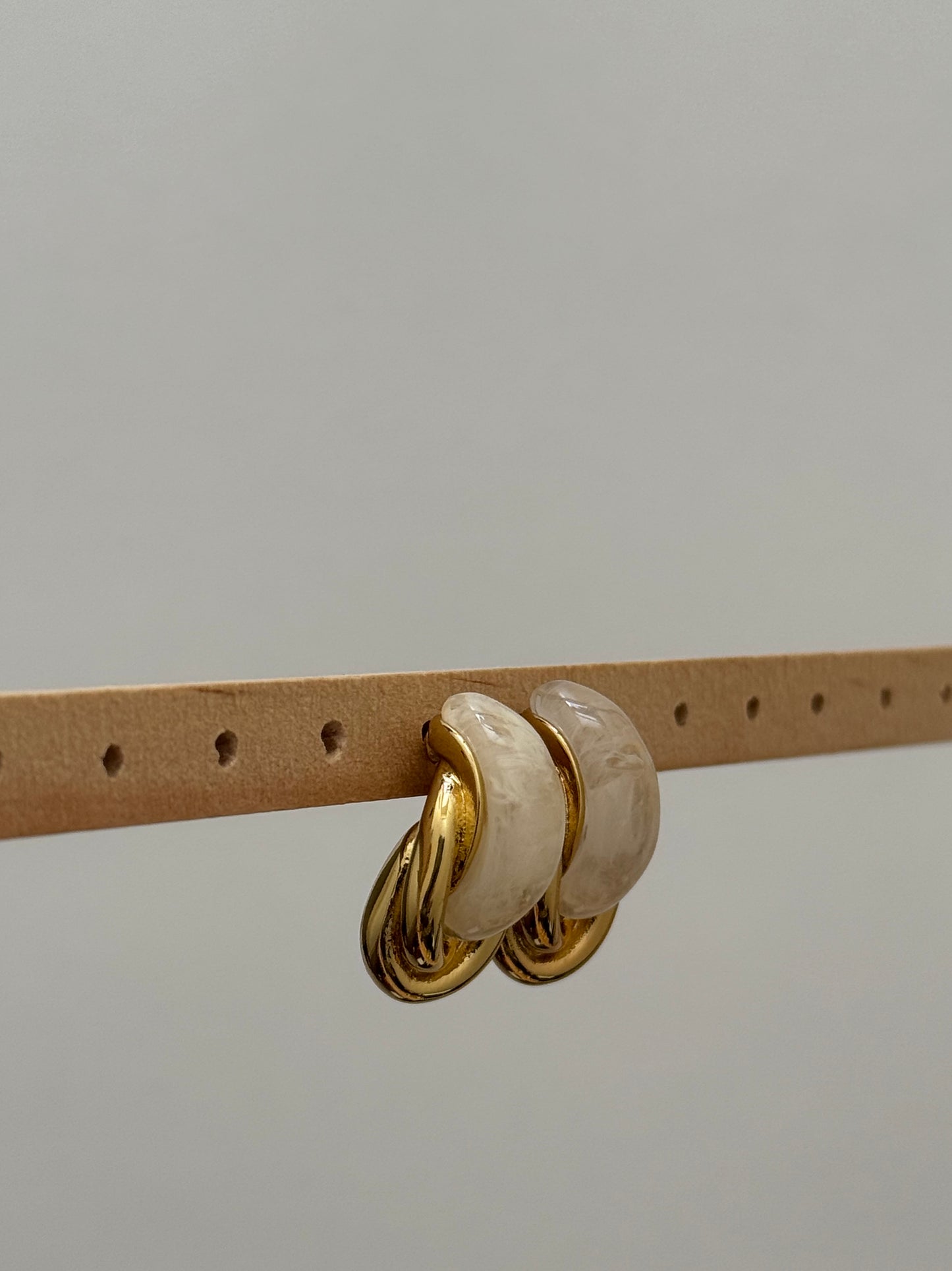 Ivory Loop Earring