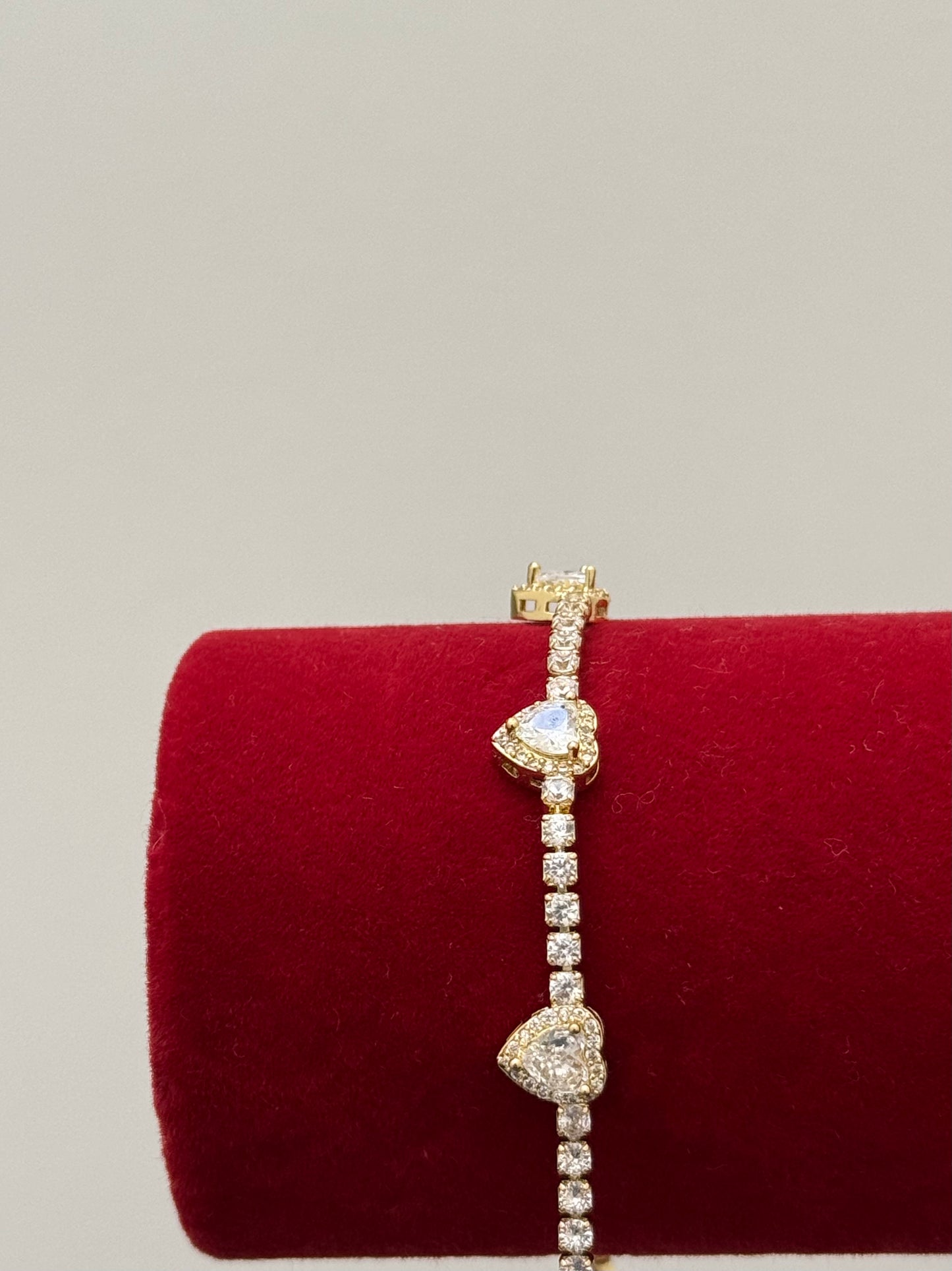 Diamond Heart Bracelet