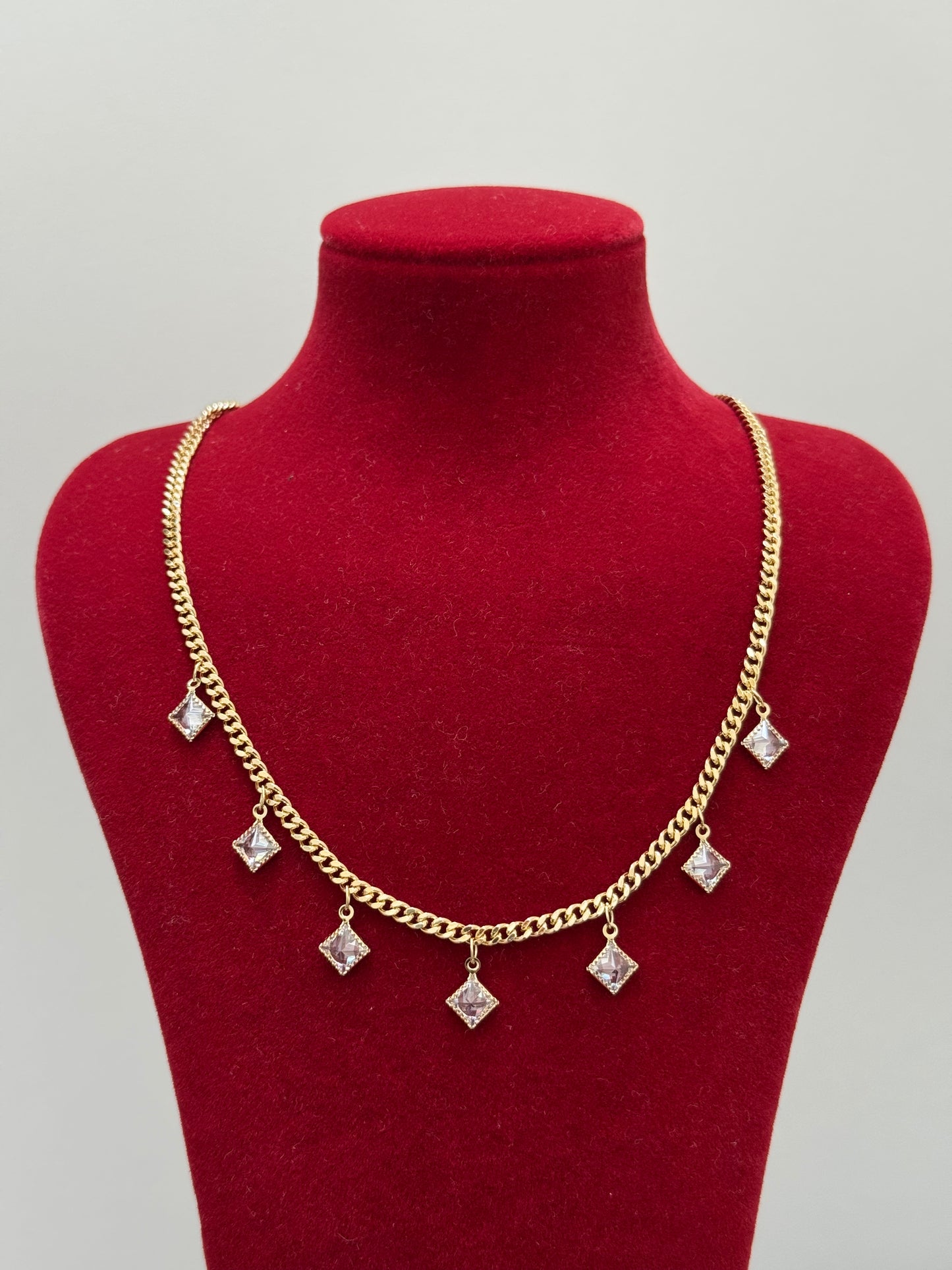 Golden Dangle Necklace