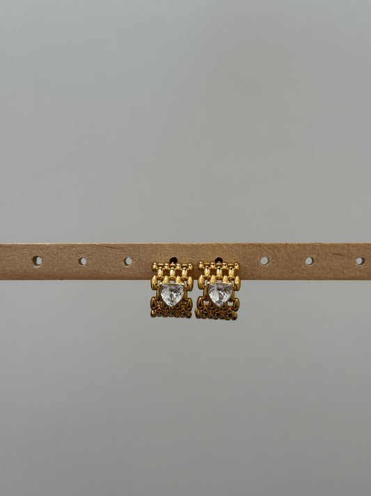 Royal Heart Earring